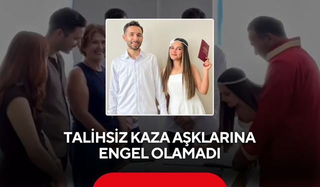 Doktorlar şahit oldu, hastanede dünya evine girdiler