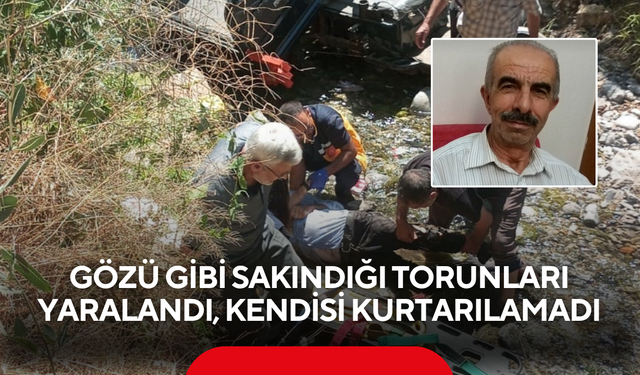 Torunlarıyla seyahat ediyordu... Acı kaza mahalleyi yasa boğdu