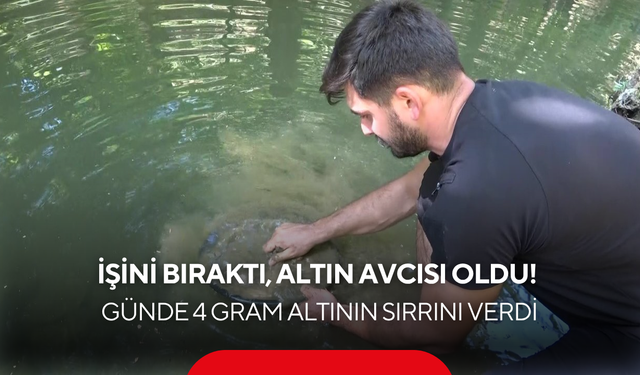 Derelerden altın fışkırıyor! Eski asker ürettiği makineyle servet kazanıyor