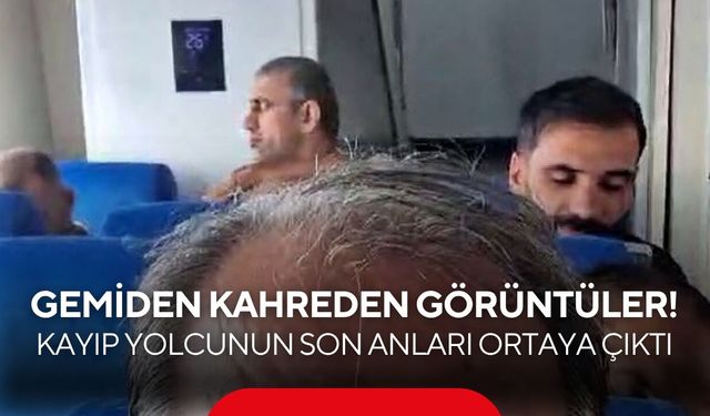 Faciadan önce kamerasını açtı! Geminin su aldığı anlar görüntülendi
