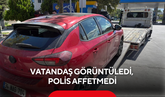 Vatandaş görüntüledi, polis affetmedi! Makas atan 2 araca 181 bin TL ceza...