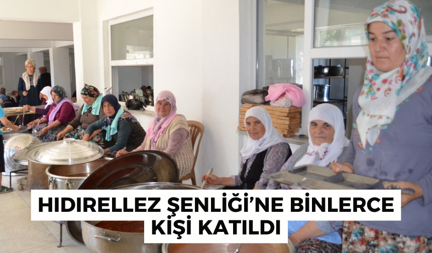 Hıdırellez Şenliği’ne binlerce kişi katıldı