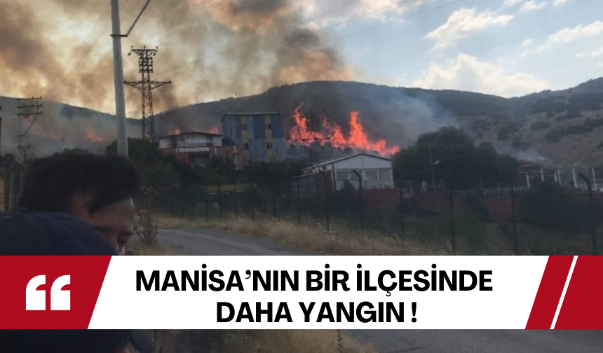 Manisa’da bir yangın daha | Gölmarmara ilçesinde yangın çıktı