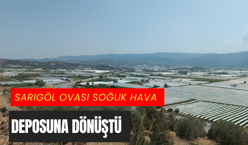 Sarıgöl ovası soğuk hava deposuna dönüştü