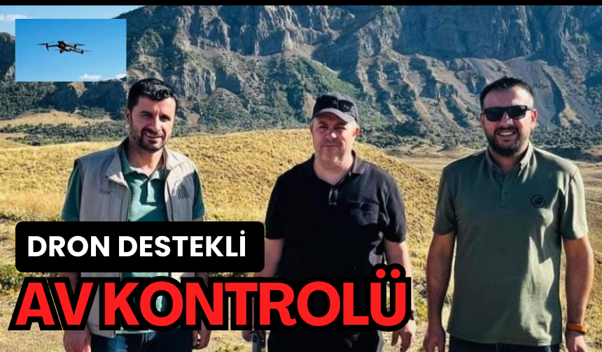 Dron destekli av kontrolü