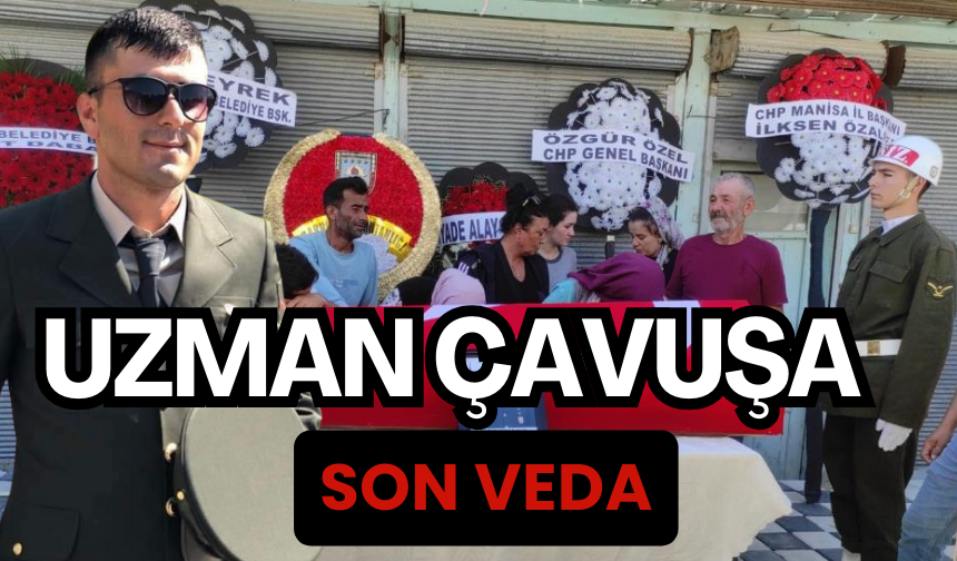 Kazada hayatını kaybeden uzman çavuşa son veda