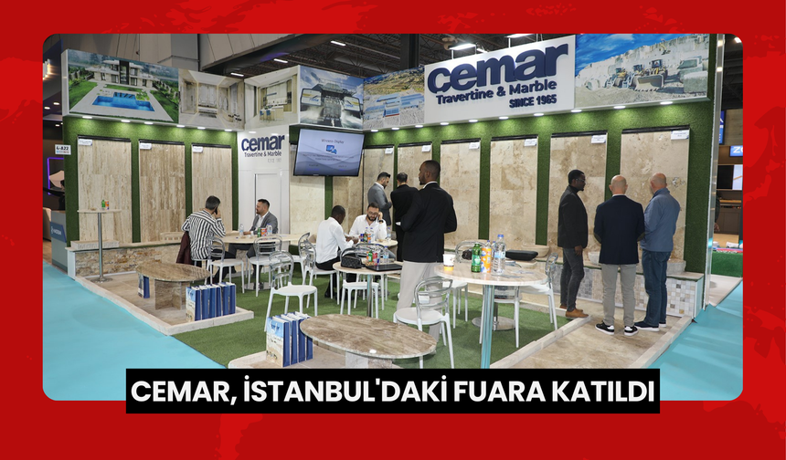 Cemar, İstanbul'daki fuara katıldı