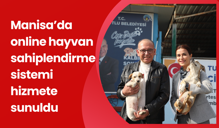 Manisa’da online hayvan sahiplendirme sistemi hizmete sunuldu