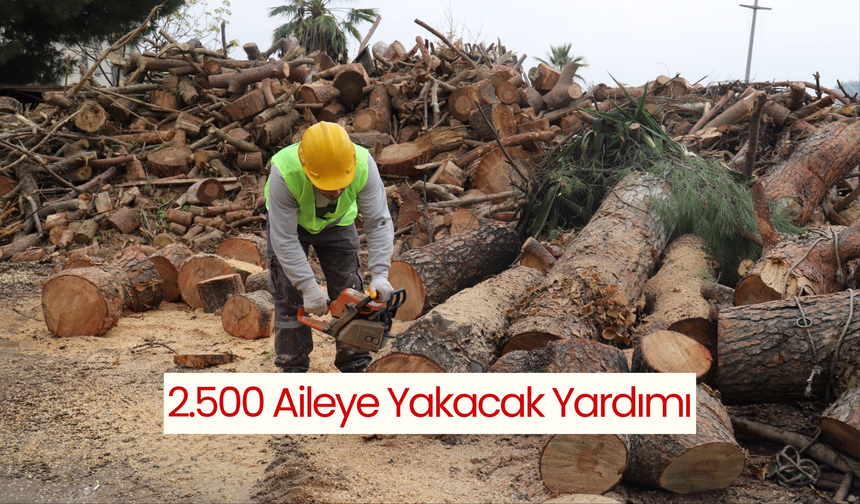 Manisa'da 2.500 aileye yakacak yardımı