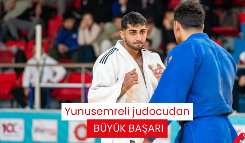 Yunusemreli judocudan büyük başarı