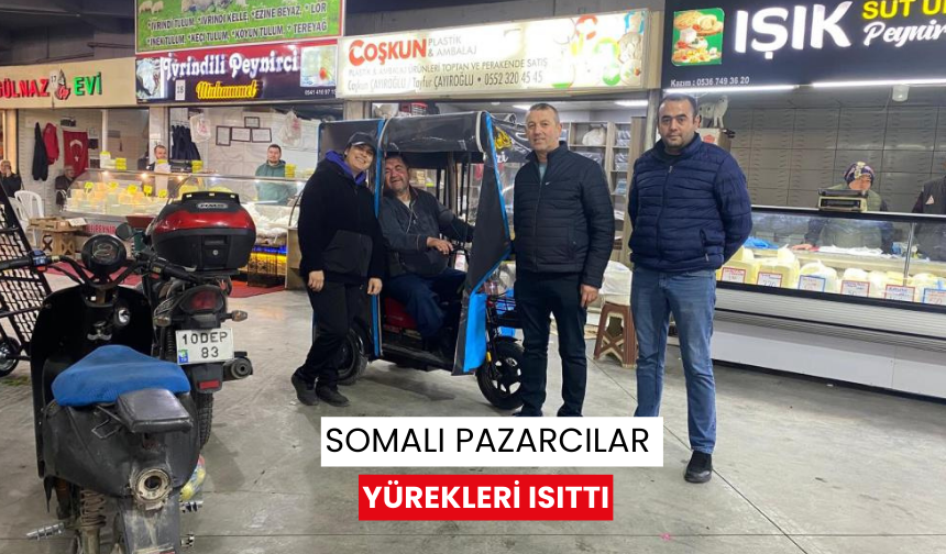 Somalı pazarcılar Yürekleri ısıttı