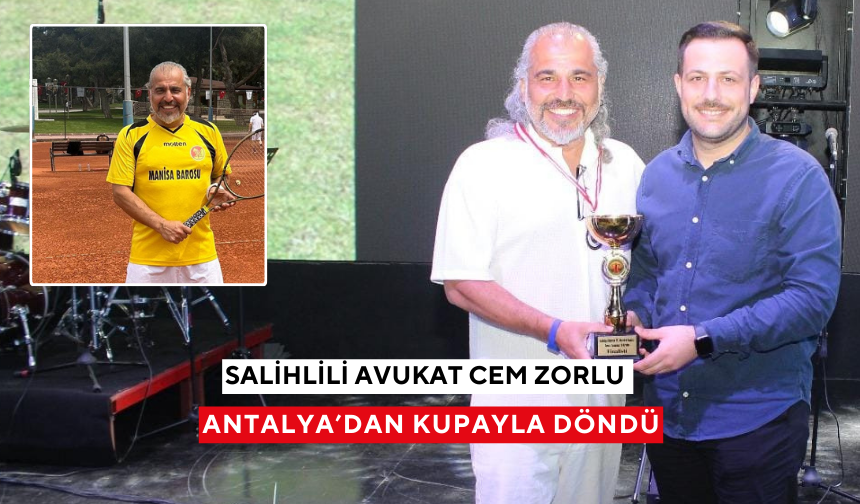 17. Atatürk Kupası’nda Salihlili Avukat Cem Zorlu 2.oldu