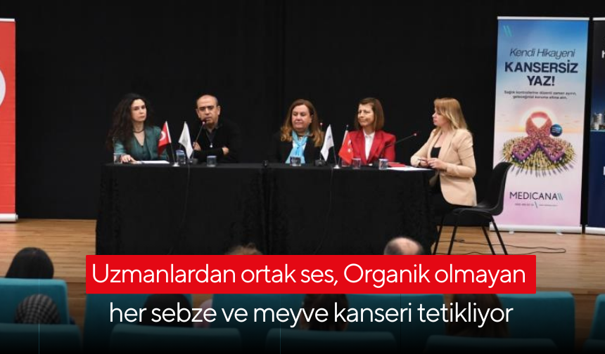 Uzmanlardan ortak çağrı, Organik olmayan her sebze ve meyve kanseri tetikliyor