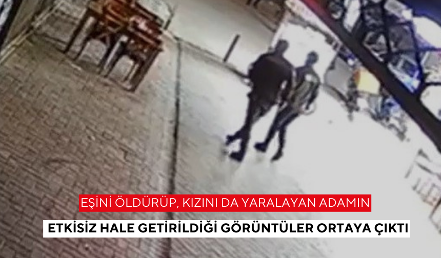 Manisa’da eşini sokak ortasında öldürmüştü:  Polis ekiplerinin şahsı etkisiz hale getirildiği görüntüler ortaya çıktı