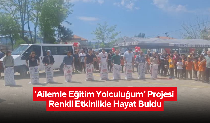 Selendi’de eğitimde aile desteği örnek oldu... Velilerle renkli yarışmalar düzenlendi!