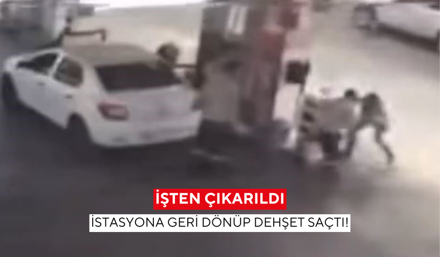 Akaryakıt istasyonunda dehşet: İşten atılan çalışan mesai arkadaşını bıçakladı