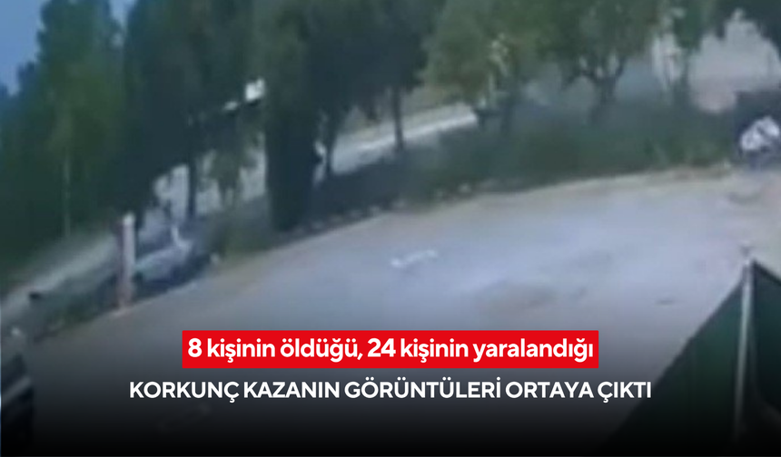 Tomruk yüklü kamyon faciasında 8 kişi ölmüştü… Güvenlik kamerası görüntüleri ortaya çıktı