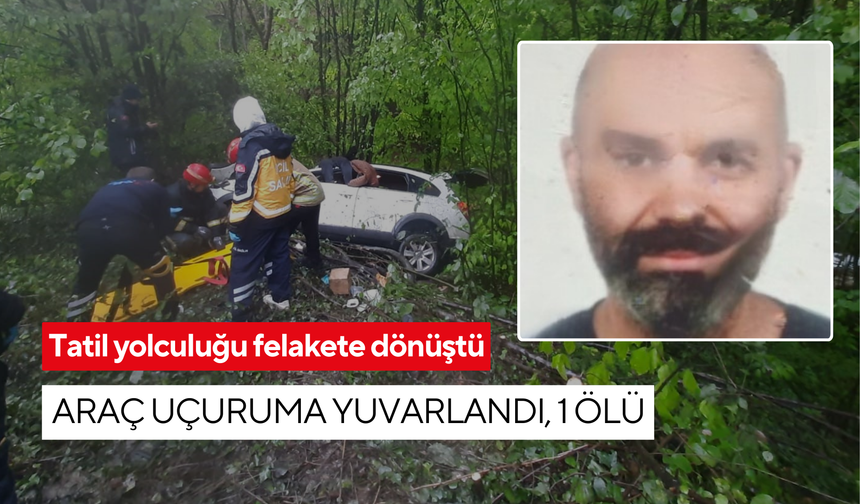 Tatil yolculuğu felakete dönüştü: Sürücü hayatını kaybetti, 2’si çocuk 3 yaralı