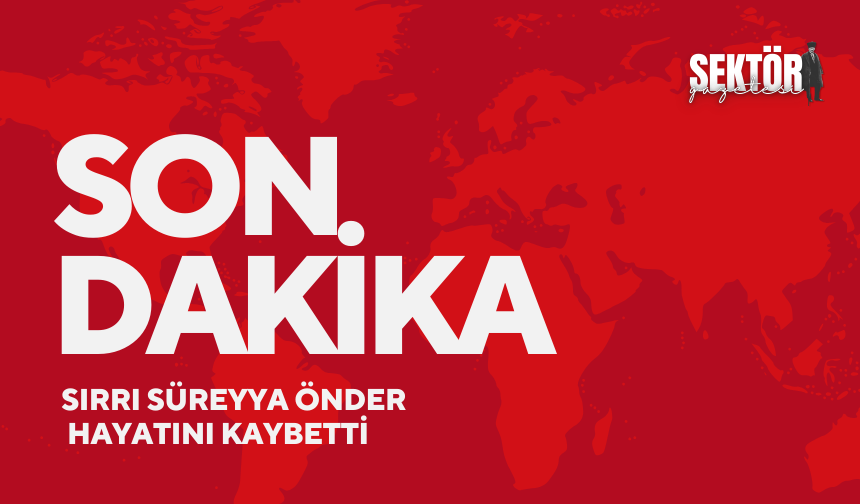 Sırrı Süreyya Önder hayatını kaybetti