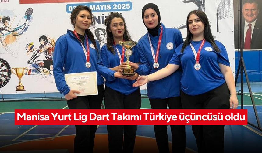 Hedefi onikiden vurdular! Manisa yurt lig Türkiye üçüncüsü