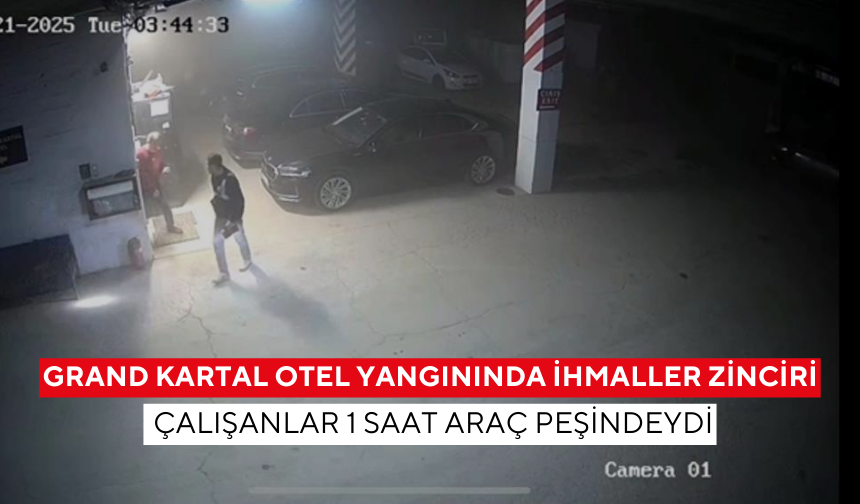 78 canın yitip gittiği yangında şok eden anlar... Tahliye yerine otoparka koştular