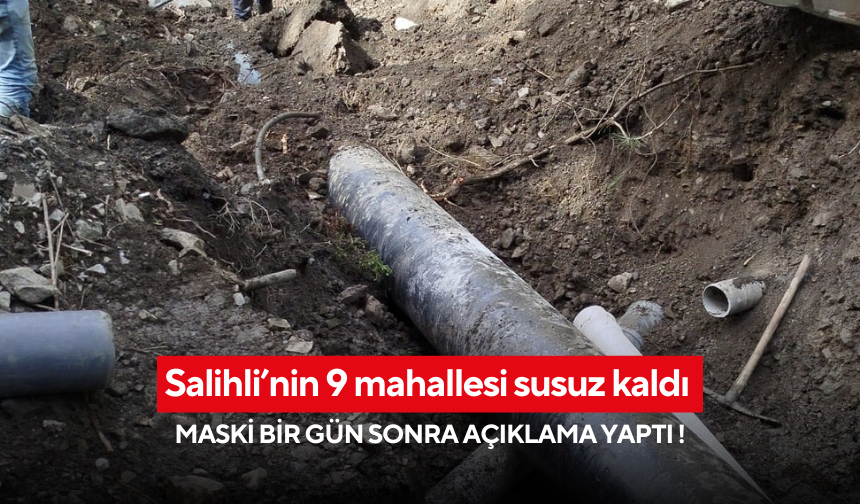 Vatandaşları bilgilendirme gereği duymayan MASKİ bir gün sonra nihayet açıklama yaptı ! Sular 17:00’de gelecek…