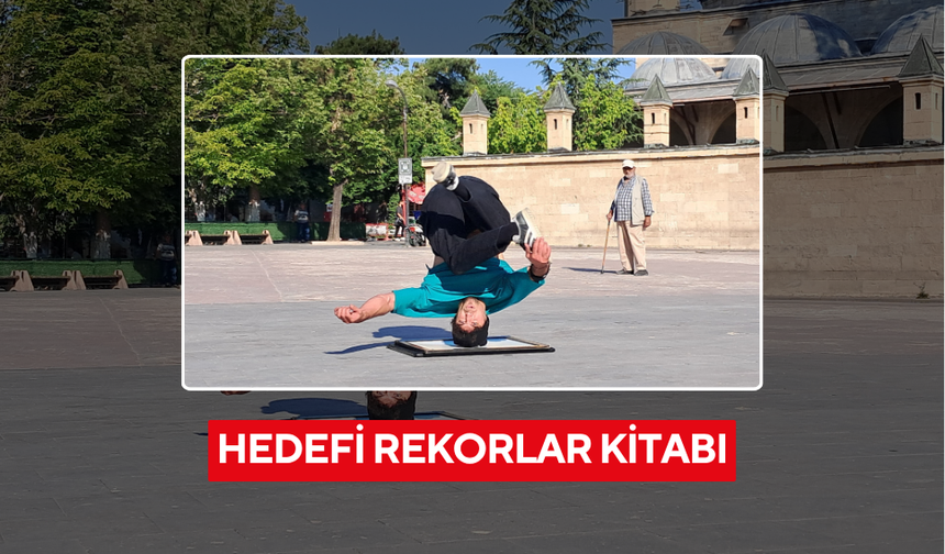 Hedefi, dans performansıyla rekorlar kitabına girmek
