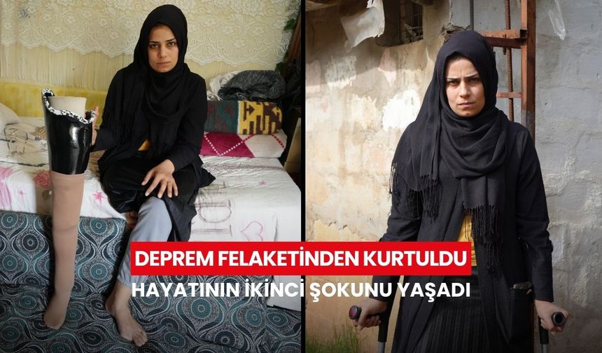 Deprem felaketinden kurtuldu, hayatının ikinci şokunu yaşadı