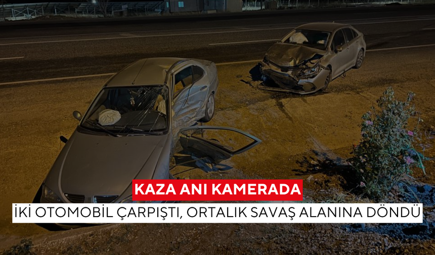 Kameralar kayıttaydı! Akaryakıt istasyonuna girmek istediler, o anda her şey ters gitti