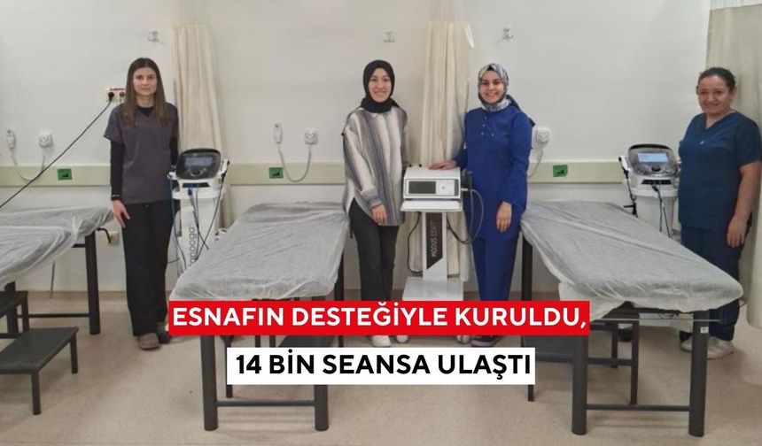 Esnafın desteğiyle kuruldu, 14 bin seansa ulaştı