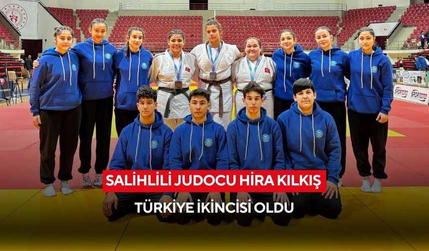 Salihlili Judocu Hira Kılkış Türkiye ikincisi oldu