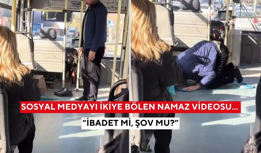 Sosyal medyayı ikiye bölen namaz videosu... “İbadet mi, şov mu?”