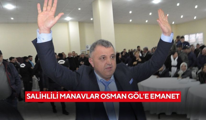 Salihli Manavlarda Osman Göl, seçimi 4 oy farkla kazandı