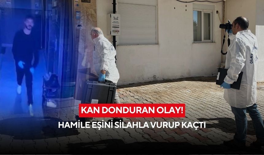 Kan donduran olay! Hamile eşini silahla vurup kaçtı