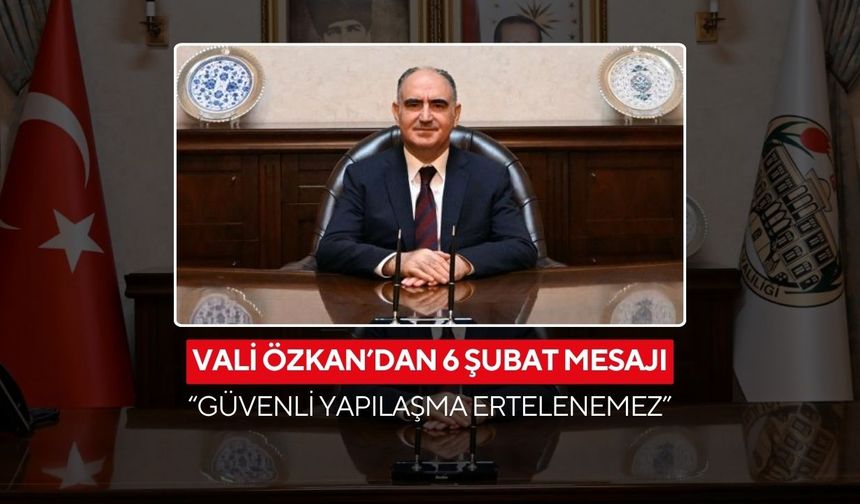 Manisa Valisi Özkan;: Afetlere hazırlık bir tercih değil, zorunluluktur...