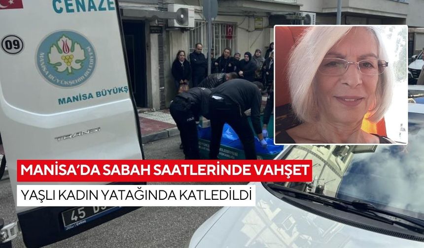 Manisa’da kan donduran cinayet! 83 yaşındaki koca eşini yatağında öldürdü...