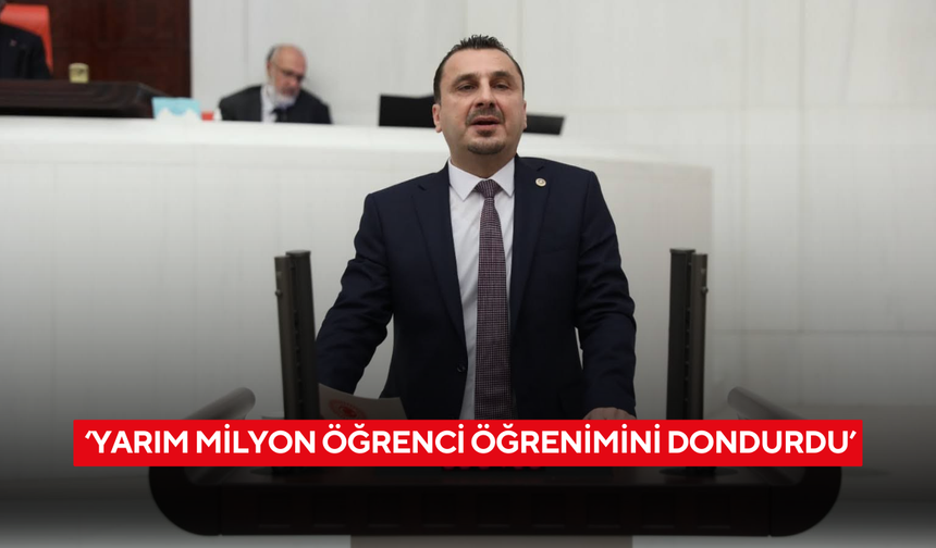 Başevirgen ‘Yarım milyon öğrenci öğrenimini dondurdu’