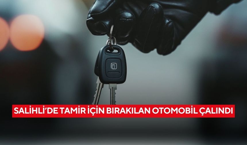 Salihli’de sanayi sitesinden çalınan otomobil Menemen’de bulundu