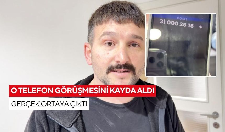 “Polisiz” diyerek aradılar! Dolandırıcılık girişimi cep telefonu kamerasına yansıdı...