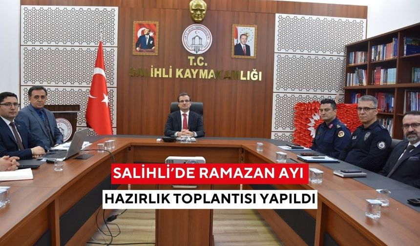 Salihli’de Ramazan ayı için hazırlıklar başladı