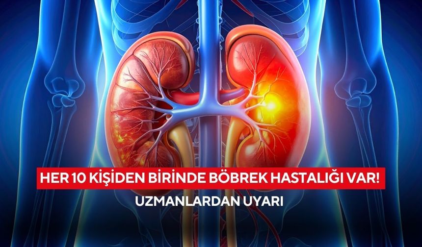 Her 10 kişiden birinde böbrek hastalığı var! Uzmanlardan uyarı