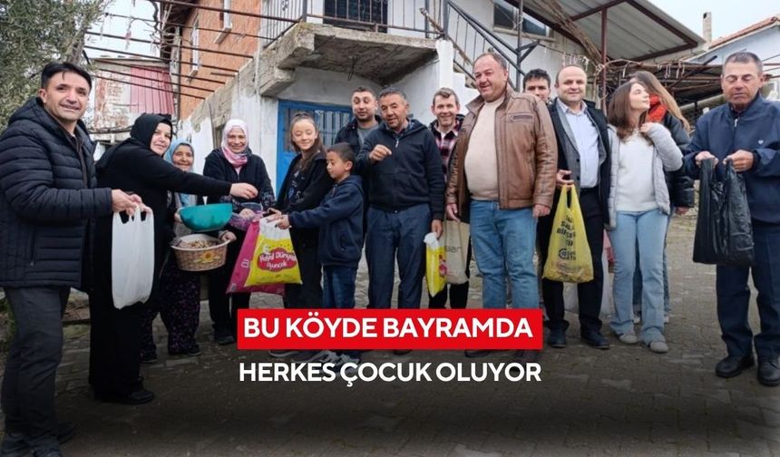 Manisa'da asırlardır değişmeyen bayram geleneği