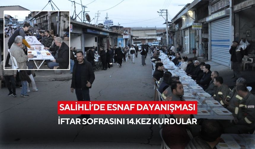 Salihli Eski Sanayi Esnafı 14.geleneksel iftarda buluştu