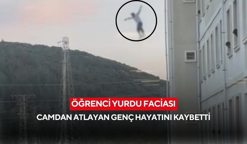 Hava yastığı açıldı ama kurtarılamadı... Camdan atlayan genç hayatını kaybetti