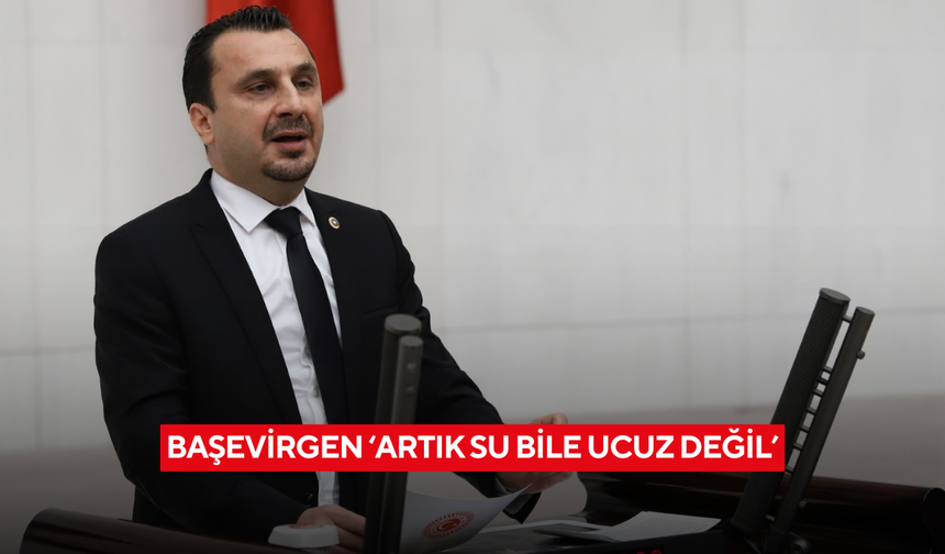 Başevirgen ‘Artık su bile ucuz değil’