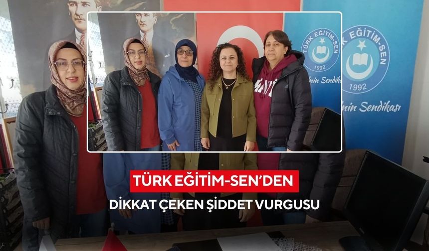 Manisa Türk Eğitim-Sen: Kadın Hayatın Kurucusudur, Şiddete Sessiz Kalmayacağız