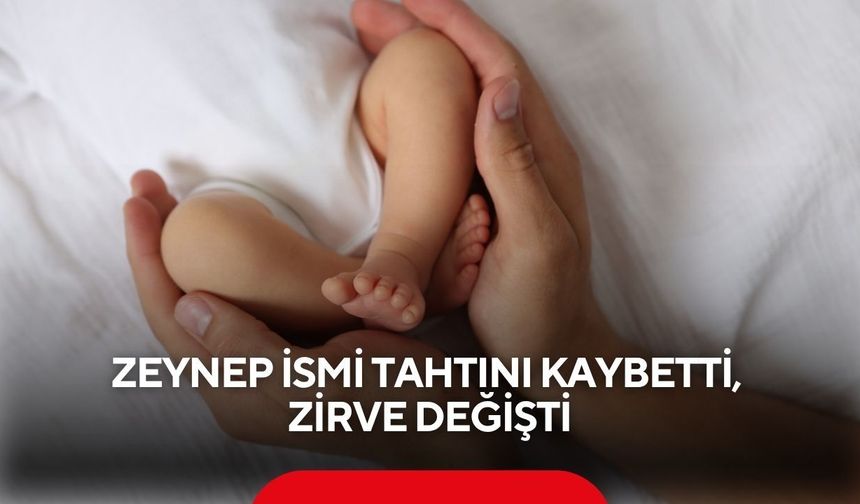 Manisa dahil il il isim haritası güncellendi! Zeynep ismi tahtını kaptırdı