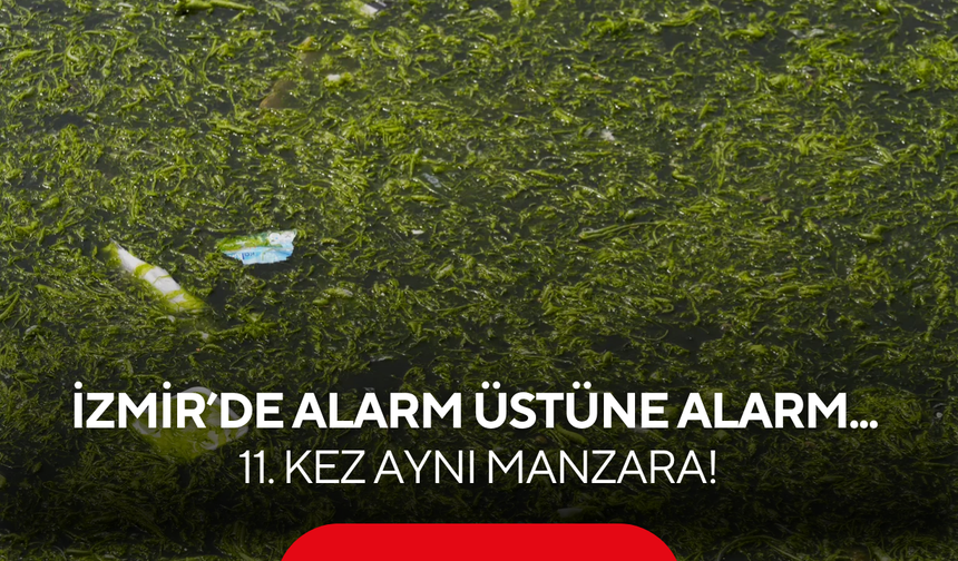 İzmir’de alarm üstüne alarm... 11. kez aynı manzara!