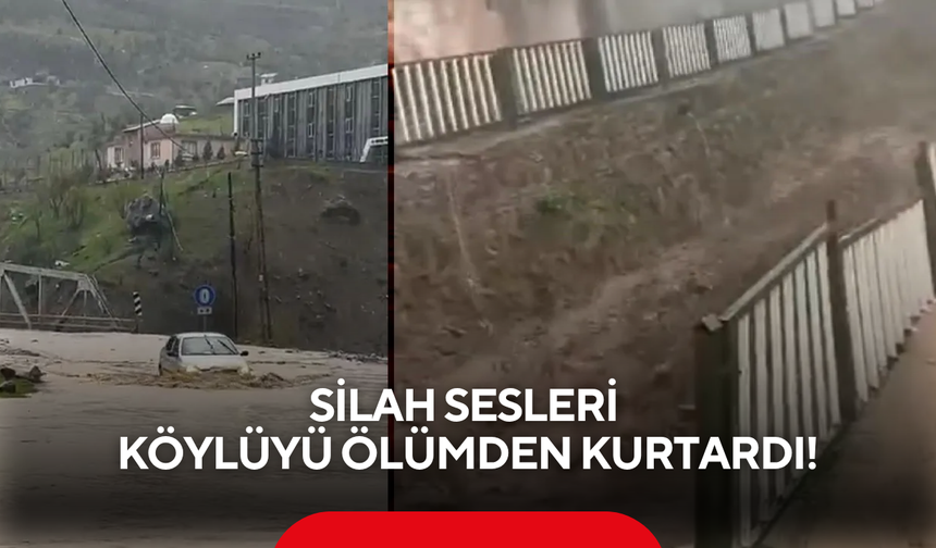 Ne siren ne anons... Silah sesleri bu kez hayat kurtardı