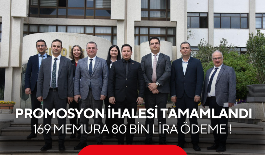 Salihli Belediyesi’nde promosyon ihalesi tamamlandı… 169 memura 80 bin lira ödeme !